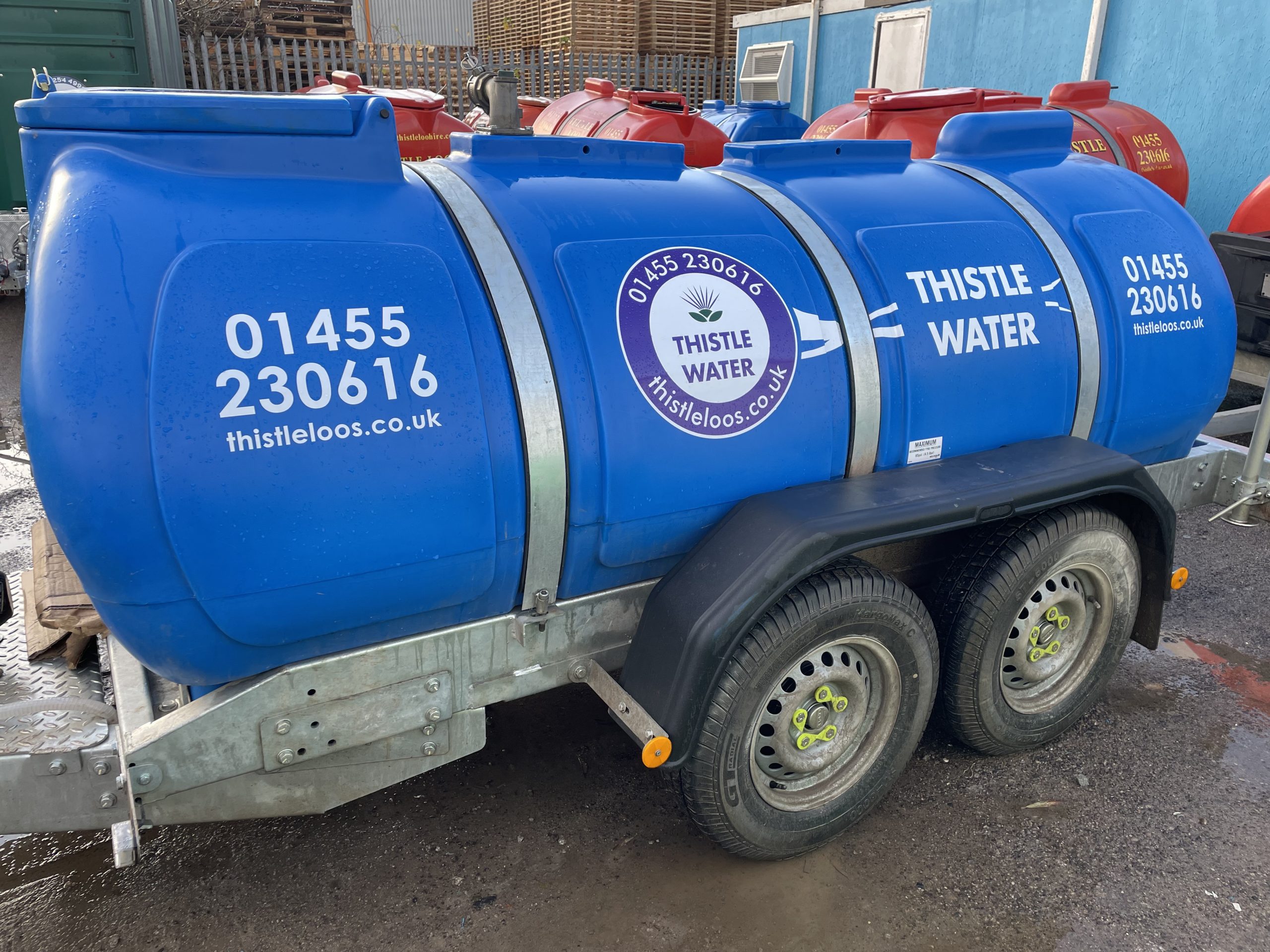 Water bowser hire from Thistle Loos