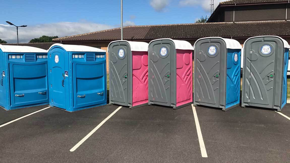 portable toilets for hire