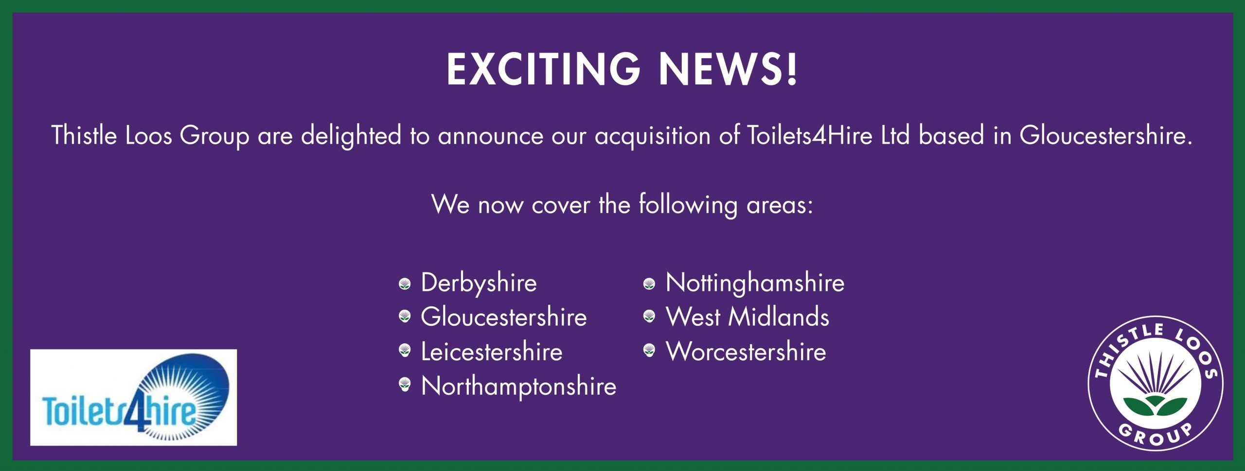 Toilet Hire from Thistle Loos
